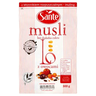 Sante Musli Lo bez dodatku cukru z owocami 