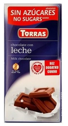 Czekolada mleczna BC 75 g TORRAS