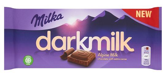 dark milk milka