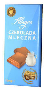 allegro czekolada mleczna