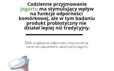 Jogurt naturalny sprzyja wzmocnieniu odporności